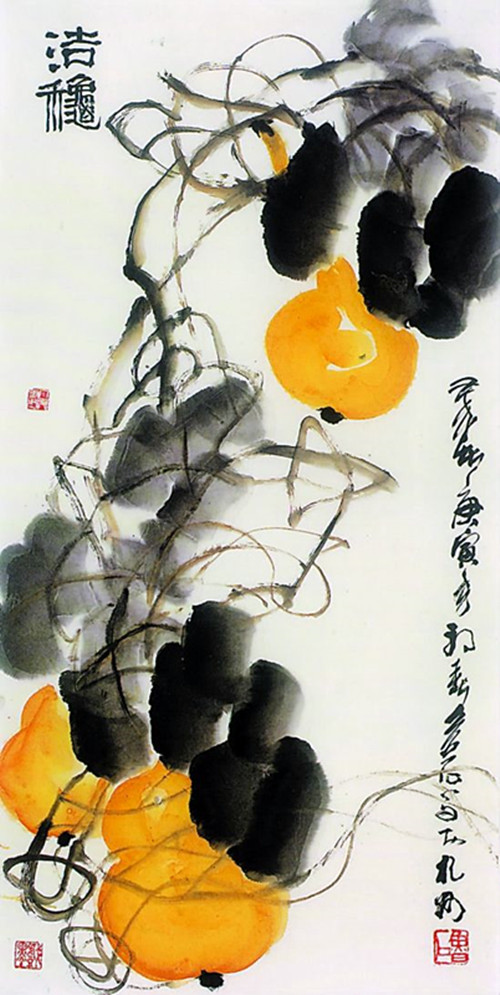 鲁石作品《洁秋》